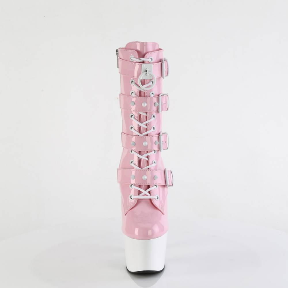 Pleaser - ADORE1046TT Plattformstiefel, Poledance Schuhe - Rosa